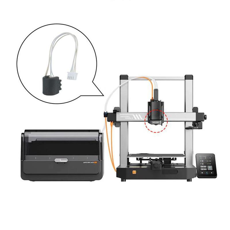 1 Set Diy Accessories For Anycubic Kobra 3 Max Nozzle Hotend Kobra 3 Max Combo Quick Swap Nozzle Hardened Steel 0.6/0.8Mm