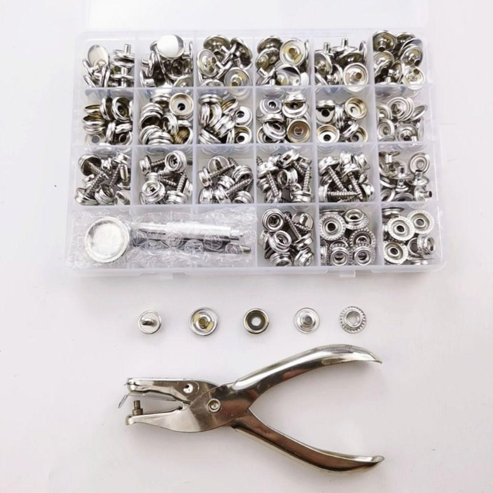 3/8" Socket Canvas Snap 15mm Size Stainless Steel Snap Fastener  Sewing Leather Products