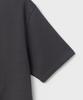 Bellie Variant Henley Neck T-Shirt - Washed Charcoal