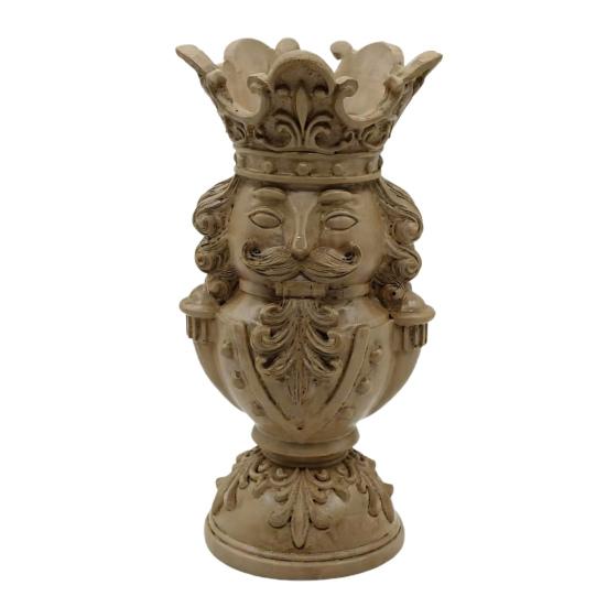 

Cartoon Soldier Candle Holder Vintage Resin Caving Candlestick Christmas Wedding Party Candle