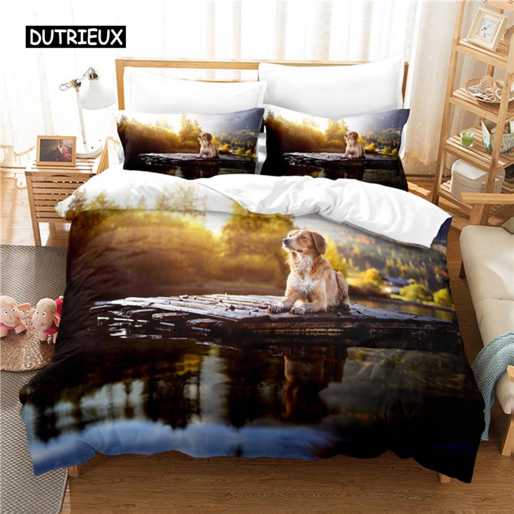 Snow Dog Bedding Set Duvet Cover Set 3d Bedding Digital Printing Bed Linen Queen Size Bedding Set Fashion Design