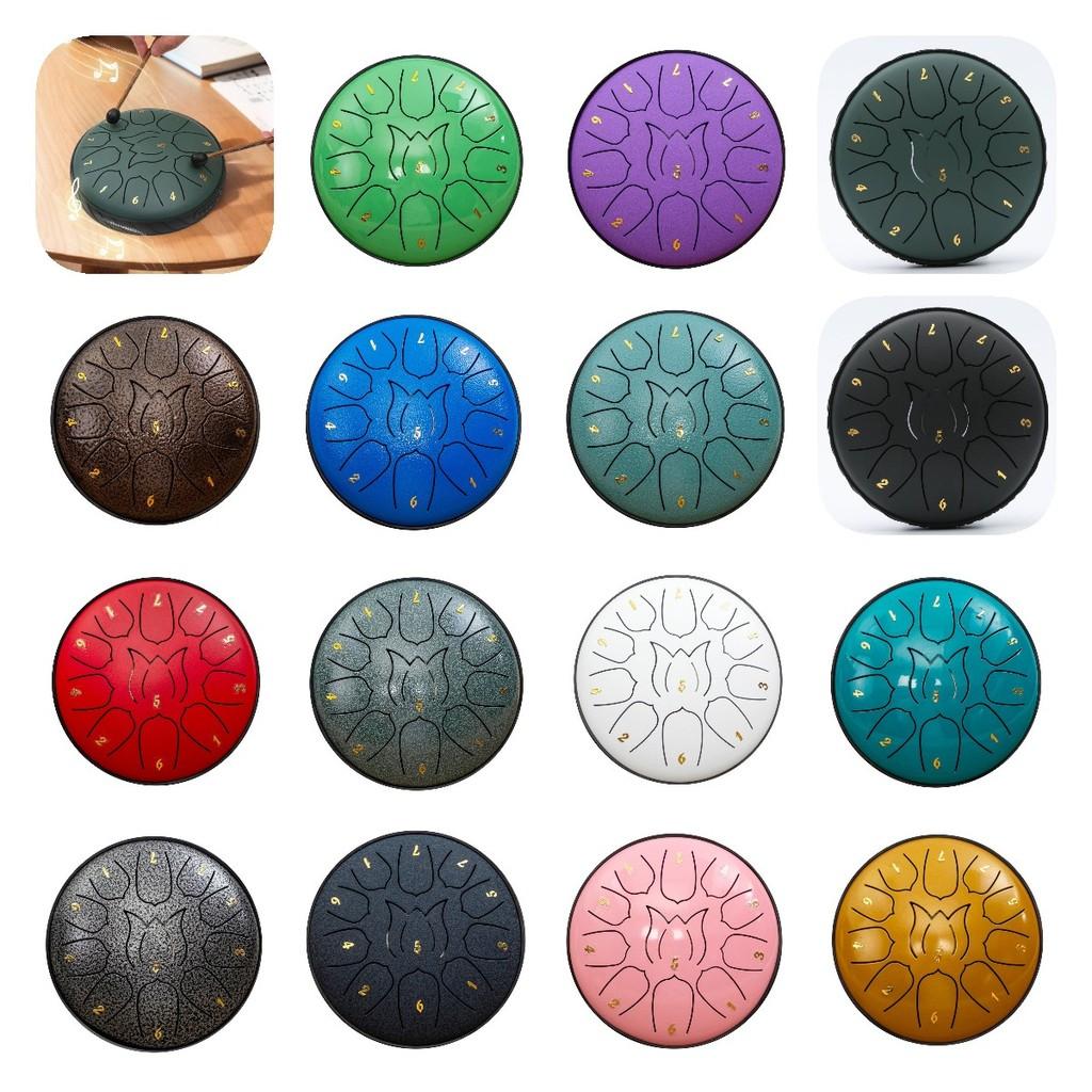 Notes 11 Rain Chime Drum Steel Tongue Drum Music Instrument Tool Educational