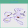 Classic Pet Harness And Leash Set For Small Dogs With Comfortable Fleece Material