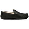 UGG Ascot Pantofi Casual cu Top Scund din Piele de Vacă cu Două Straturi Bărbați adidași Negru 5379B-BLK