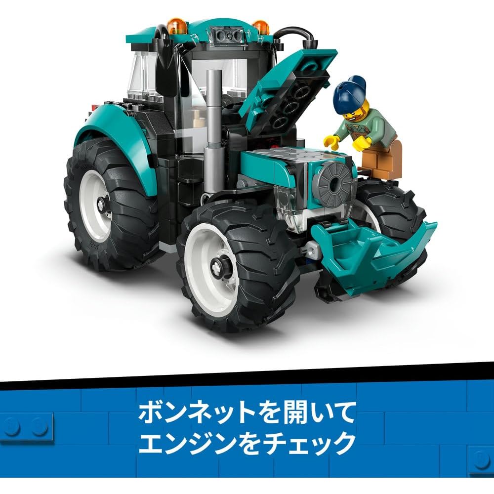 LEGO City Trattore Giocattolo da Costruire per Bambini 6-9 Anni Playset Veicolo con Blocchi