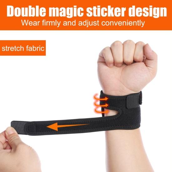 Yousheng Sports Wrist Compression Strap for Men Women, Breathable Adjustable Wrist Support Wrap, Sprain Prevention Basketball Fitness Wrist Brace