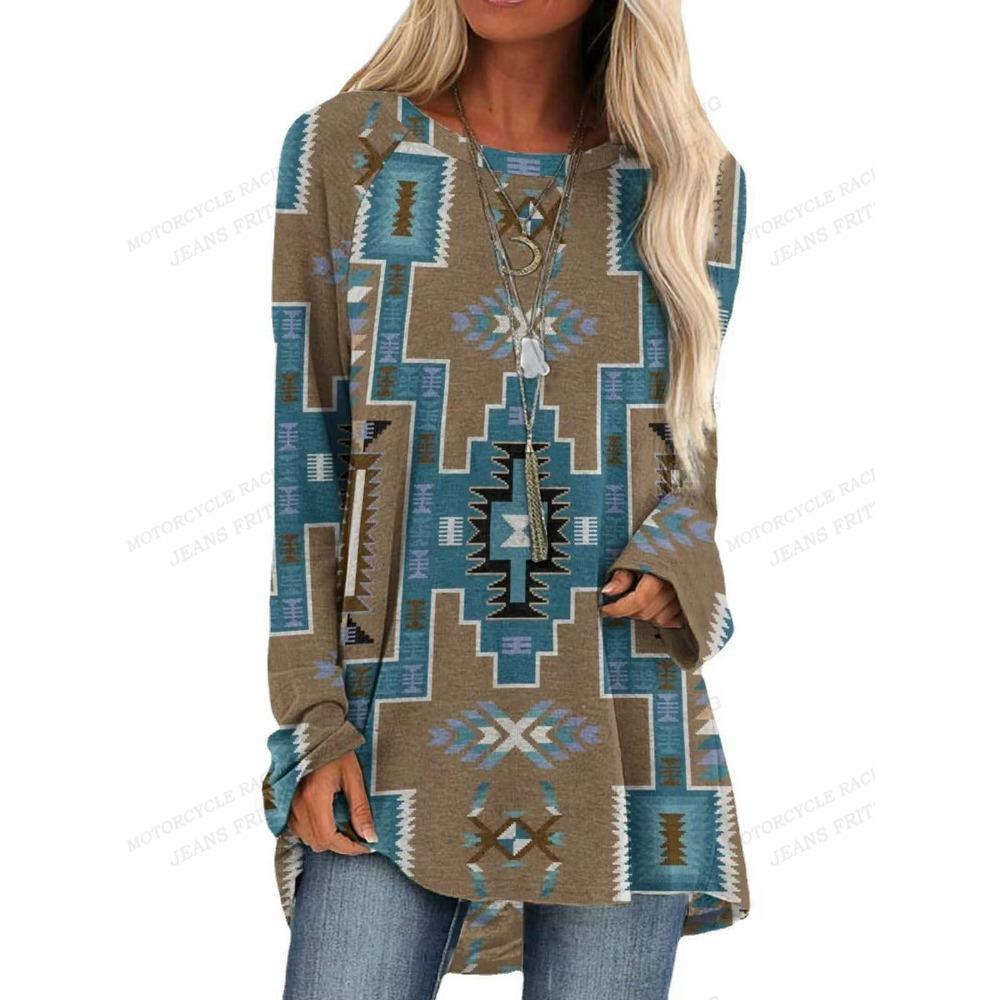 Women's T Shirt Wolf 3d Print T-shirt Women Fashion Animal T-shirts Casual Long Sleeve Tops Tees Vintage Tshirt Loose Tees Owl