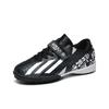 New Velcro children's football shoes boys and girls primary school students broken nail sneakers artificial grass game training shoes