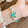 Bohemian Style Acetate Starfish Bracelet Ornaments Hand Chain  Girls Couple Gift