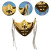 Masquerade Mask Beauty Mask Mechanical Half Face Mask Party Mask Halloween Cosplay Mask for Women Men Aesthetics Mask