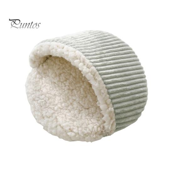 

Гнездо для хомяка, теплая кровать, уютный домик для сна, пещера для маленьких питомцев, мягкое место для отдыха морских свинок, карликовых кроликов, хорьков, ежей, белок S зелёный