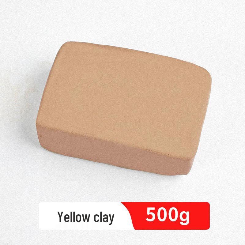 500g High White No-Bake Polymer Clay for DIY Porcelain Sculpting – Perfect for Kids' Pottery Projects and Handmade Creations