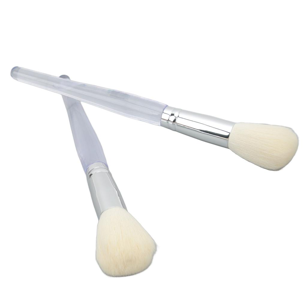 2er-Pack Gesichtsmasken-Pinsel-Applikator Klarer Griff Kosmetik-Schönheitswerkzeuge Ton-Schlammmasken-Applikator-Pinsel Weiche Borstenhaare