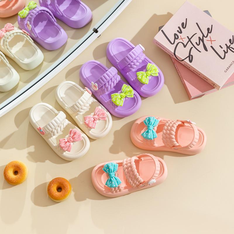 Summer Parent Child EVA Girls Sandals Kids Non Slip Beach Shoes Comfortable Breathable Outdoor Water Shoes