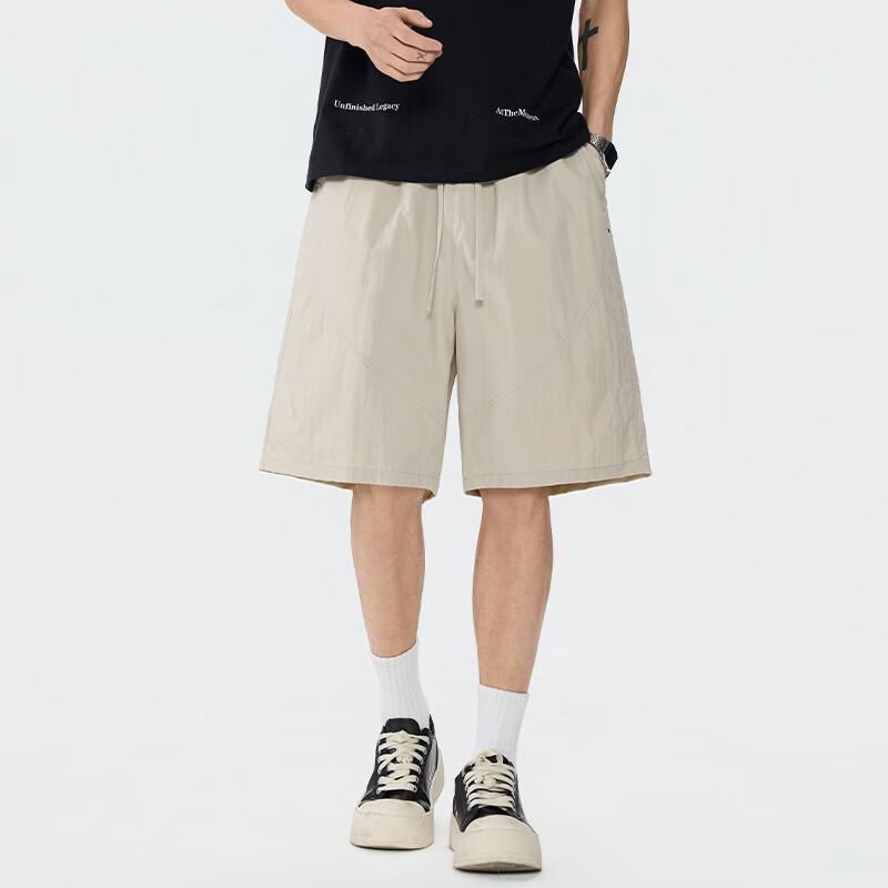 MEDE Men's Ice Silk Breathable Cargo Shorts