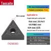 CNC Lathe Double-Sided TNMG160404/08 Triangular Insert for OD/ID Clamping