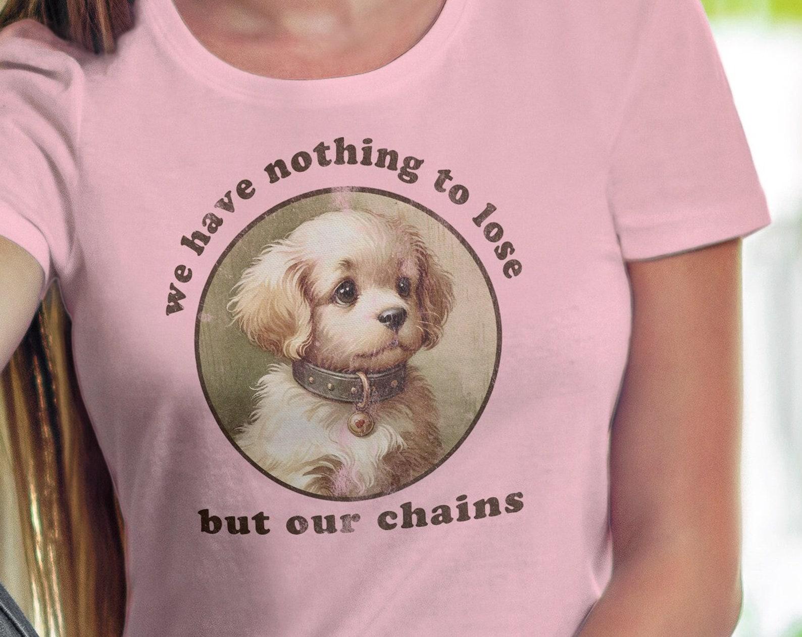 Puppy Communist T-Shirt - Nothing to Lose Vintage Unisex Tee S
