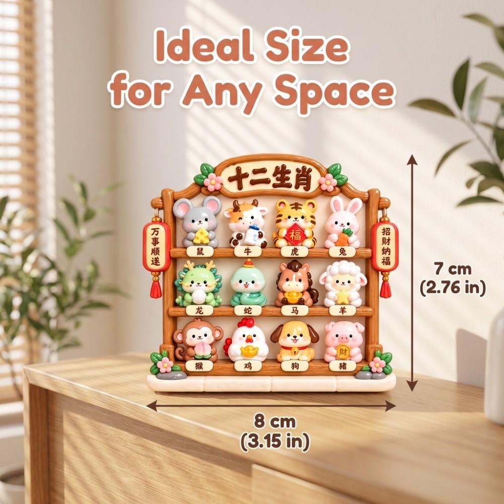 Chinese Traditional Culture Refrigerator Decorations Wooden Chinese Refrigerator Stickers Souvenir