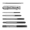 H7EE Adjustable Ratcheting Wrench Manual Tap Wrench Set T-Handle Ratcheting Tap Wrench