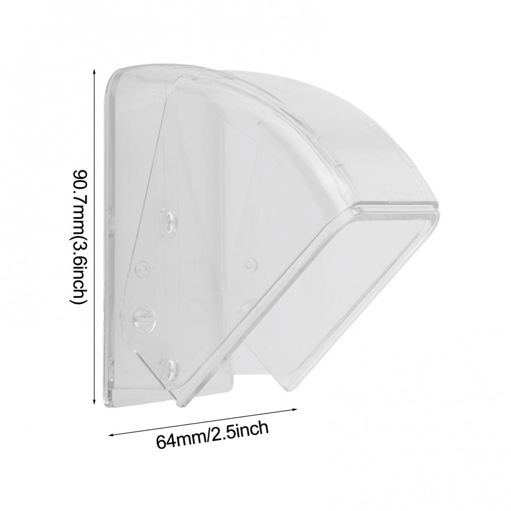 PC Material Outdoor Doorbell Cover Transparent Protector for Longevity