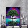 Round Diamond 5D DIY Diamond Painting Big Tree and Reflection Embroidery Cross Stitch Mosaic Decoration Gift
