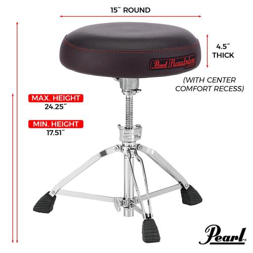 Pearl Roadster Drum Throne (Short Type) D-1500S