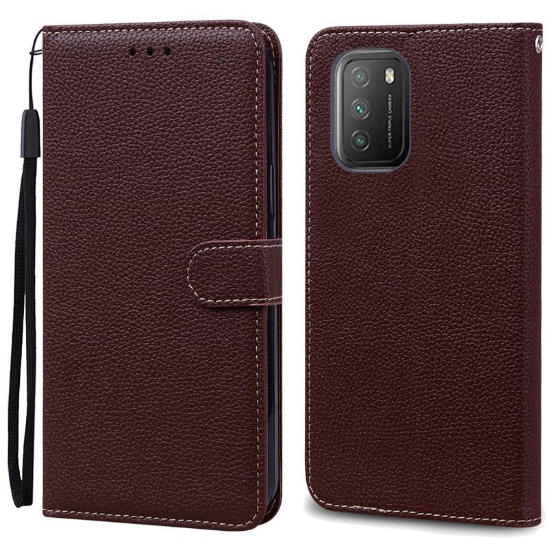 POCOM3 POCO M3 Etui Retro Lommebok Lær Flip Etui For Xiaomi Mi Poco M3 Pro Etui M3Pro 5G Telefondeksel Coque Fundas Capa