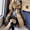 Winter Pie Overcoming Faux Fur Liner Mittellanger Damen-Parka-Mantel plus samtige, dicke, warme Daunenjacke