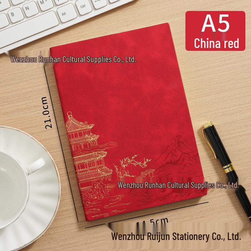 Chinese Style A5 Notebook: Cultural Creative Gift with High Aesthetic Appeal