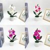 Orchid Faux Butterfly Plant With Plush Material Wedding Decor Props Photography