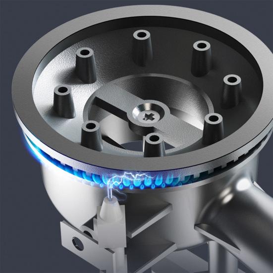 Outdoor Camping Stove Automatic Rebound Gas Valve Burner Stove Portable Stainless Steel Butane Stove for Picnics Hiking Home Outdoor