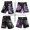MMA UFC Shorts Pants Muay Thai Martial Arts Kickboxing Boxing Fight Unisex Men Women Kid Quick Dry Print Elastic Polyester Training