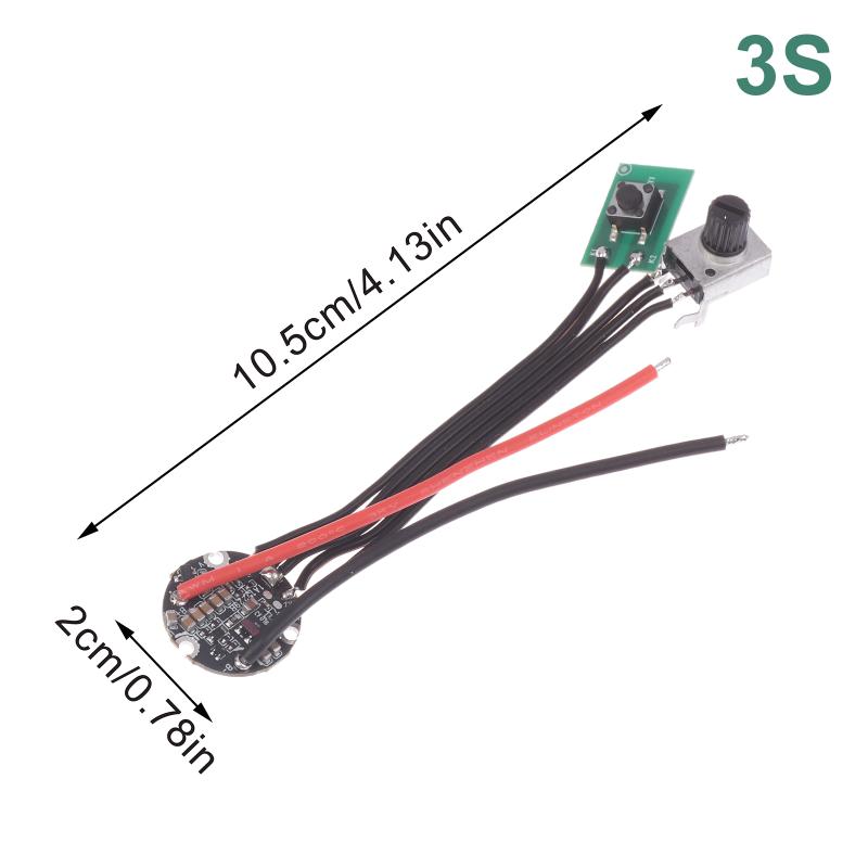 Dc 7.4V/11.1V 12V Mini Bldc Brushless Motor Driver Esc 200W High Power Adjust Speed Controller Board For Turbo Ducted Fan Diy