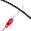 Cleqee Wire Piercing Probe Test Lead for Automotive Electrical Diagnostics and 2mm Female Socket To Stainless Steel Terminal Tester Attachment,