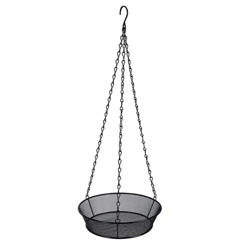 

AEE2-Hanging Bird Feeder, 7.5 INCH Metal Mesh Platform Feeders Dish Wild Bird Feeder Tray Metal Mesh Seed Tray
