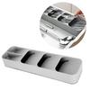 Spoons Knives Forks Storage Box Kitchen Drawer Tableware Cutlery Organizer AccessoryGray