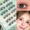 Glue Free Manga Lashes With Jelly Glue Strips 3D False Eyelashes Cat Elf Eyelashes  Party Supplies