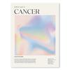 Painting Astrology Gradient Aura Zodiac Poster Horoscope Pictures for Living Room Decoration Constellation Wall Art Canvas