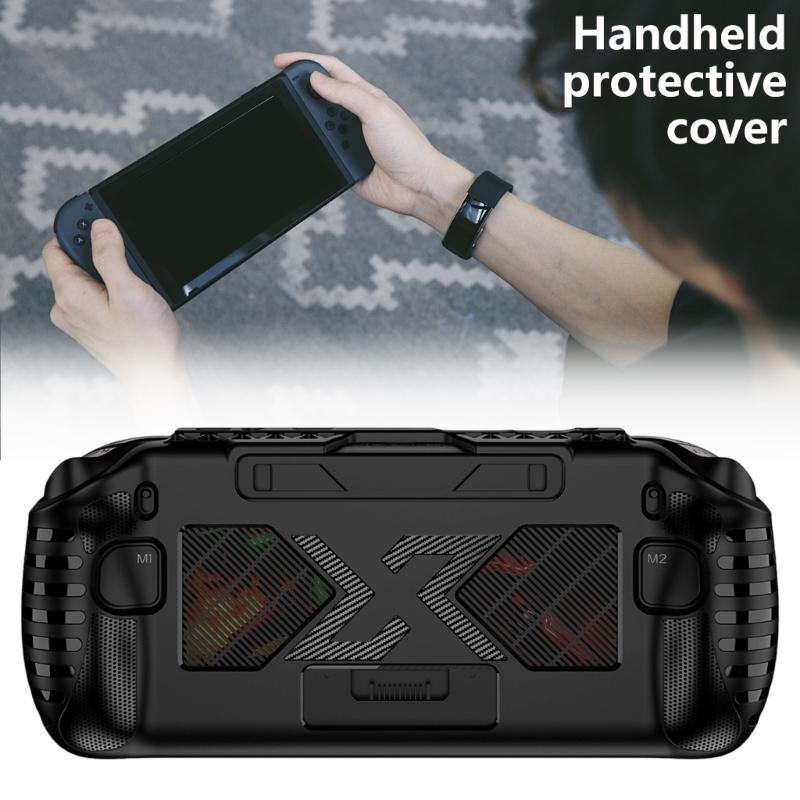 Reisefreundliche flexible TPU-Stoßdämpfende Hülle Anti-Drop-Sleeve Wasserbeständige Abdeckung Gehäuse für Spielekonsole