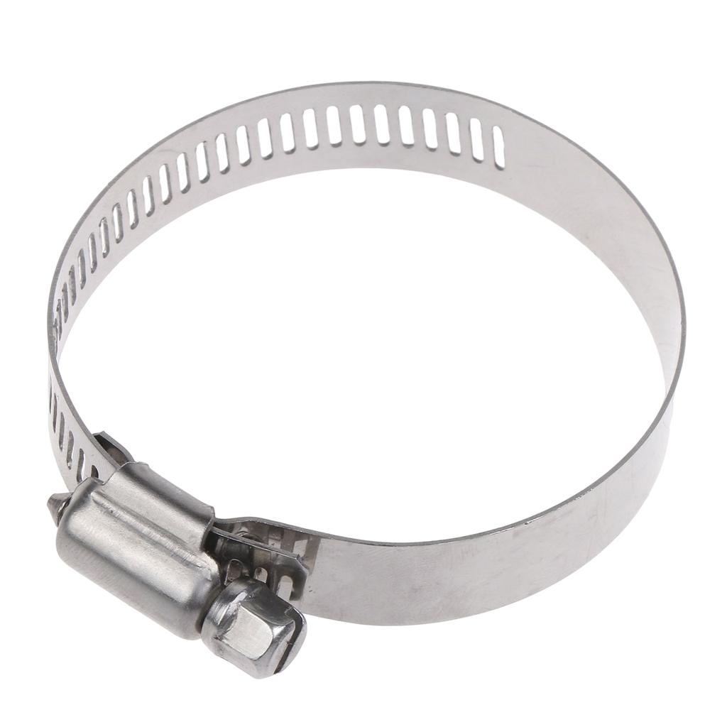 Adjustable Stainless Steel Duct Clamps Hose Clamp Pipe Clamp Air Ducting Clamp Worm Drive Hose Clamp 50/75/100/150/200mm