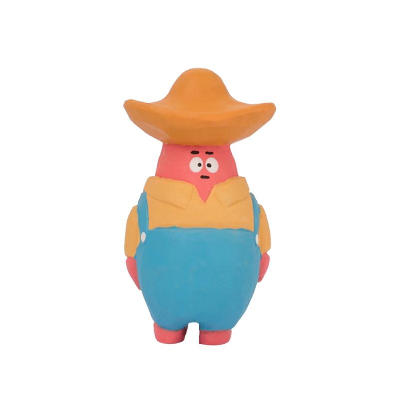 

Patrick Star Wooden Art Piece Handcrafted Decorative Figurine For Party Gifts And Collectors бежевий
