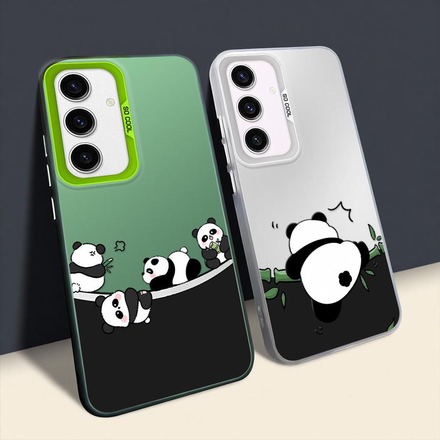 Case for Samsung Galaxy A54 A52 A72 A51 A56 A55 A35 A73 A71 A26 A36 A53 Soft Cover Cute Cartoon Panda