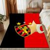 Sport Club Football Crest Printed Office Carpet Chair Cushion  Entryway Rug, Rugs for Living Room, Bedroom Christmas gifts