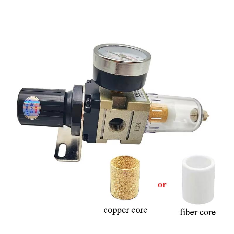 AW2000-02 1/4 Pneumatic air pressure regulator oil-water separator compressor air filter controller Regulating Regulator Trap