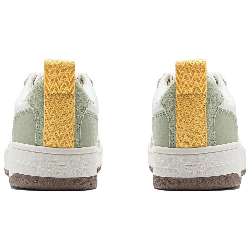 Li Ning Star Candy Slip Resistant Cushioning Low top Skateboard Shoes Women's Green White AGCT472-3