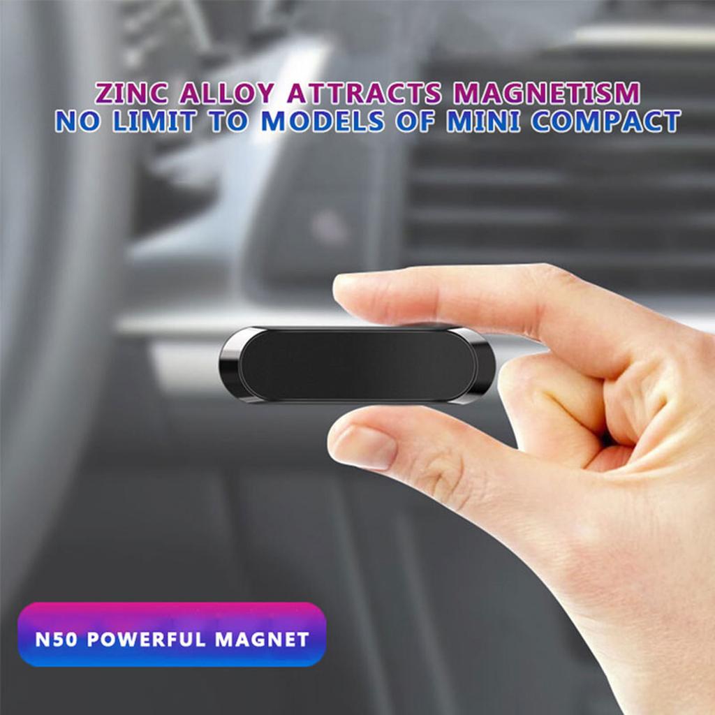 Car Magnetic Mobile Phone Holder Car Navigation Instrument Panel Stick Multifunctional Long Strong Magnetic Holder