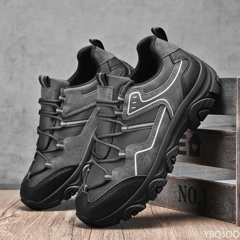 Fashion Spring summer mesh men's breathable outdoor casual shoes thin hiking sports casual shoes simple comfortable men's shoes