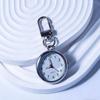 Metal Keychain Pocket Watch Easy Reading Minimalist Nurse Watch Key Chain Fob Clock  Hospital Shift