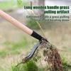 1PC hot-selling vertical weeder tool weeding head, weeding shovel garden stainless steel weeding claw hook tool