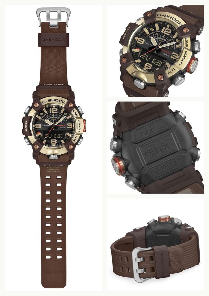 G-SHOCK GG-B100XMH-5AJF MUDMASTER wristwatch Bluetooth-enabled